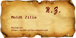 Moldt Zilia névjegykártya